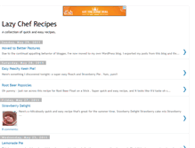 Tablet Screenshot of lazychefrecipes.blogspot.com