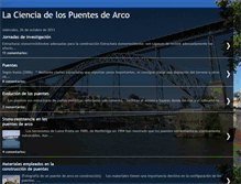 Tablet Screenshot of lacienciadelospuentes.blogspot.com