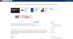 Desktop Screenshot of dotnetsamplechapters.blogspot.com