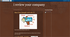 Desktop Screenshot of ireviewyourcompany.blogspot.com