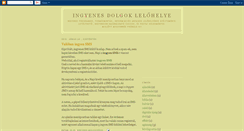 Desktop Screenshot of ingyenmix.blogspot.com