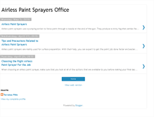 Tablet Screenshot of airless-paint-sprayers-office.blogspot.com