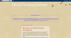 Desktop Screenshot of ethicalhackinginstitute1.blogspot.com