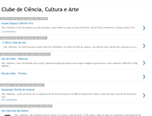 Tablet Screenshot of clubedecienciaculturaearte.blogspot.com