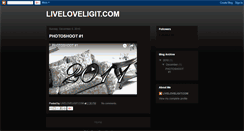 Desktop Screenshot of liveloveligit.blogspot.com