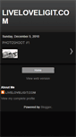 Mobile Screenshot of liveloveligit.blogspot.com