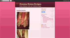 Desktop Screenshot of hennagirl.blogspot.com