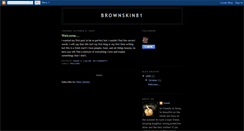 Desktop Screenshot of brownskin81.blogspot.com