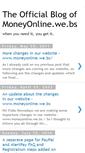 Mobile Screenshot of moneyonline-we-bs.blogspot.com