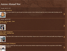 Tablet Screenshot of amranahmadnor.blogspot.com