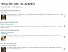 Tablet Screenshot of friday13thcollectibles.blogspot.com