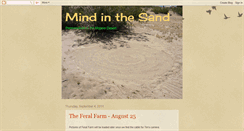 Desktop Screenshot of mindinthesand.blogspot.com