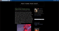 Desktop Screenshot of postpunkpixiedust.blogspot.com