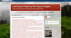 Desktop Screenshot of englishtexttypes.blogspot.com