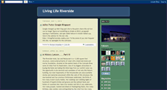 Desktop Screenshot of livingliferiverside.blogspot.com