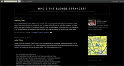 Desktop Screenshot of blonde-stranger.blogspot.com