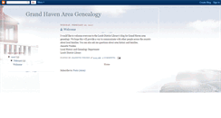 Desktop Screenshot of grandhavengenealogy.blogspot.com