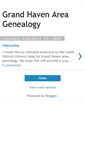Mobile Screenshot of grandhavengenealogy.blogspot.com