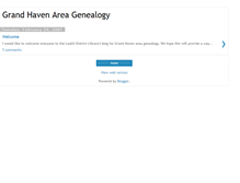 Tablet Screenshot of grandhavengenealogy.blogspot.com