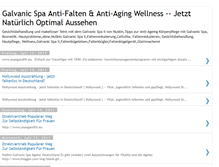 Tablet Screenshot of galvanic-spa-nuskin.blogspot.com