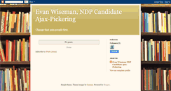 Desktop Screenshot of evanwisemanndp.blogspot.com