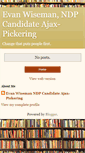 Mobile Screenshot of evanwisemanndp.blogspot.com
