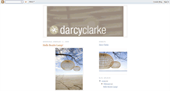 Desktop Screenshot of darcyclarke.blogspot.com