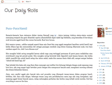 Tablet Screenshot of dailyrolla.blogspot.com