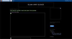 Desktop Screenshot of glamandsleazeforever.blogspot.com