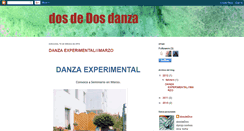 Desktop Screenshot of dosdedosdanza.blogspot.com