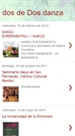 Mobile Screenshot of dosdedosdanza.blogspot.com