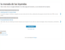 Tablet Screenshot of lamoradadelaleyenda.blogspot.com