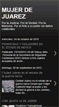 Mobile Screenshot of mujerdejuarez.blogspot.com