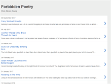 Tablet Screenshot of forbiddenpoetry.blogspot.com