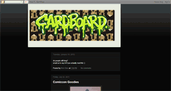 Desktop Screenshot of cardboardspaceblog.blogspot.com