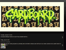 Tablet Screenshot of cardboardspaceblog.blogspot.com