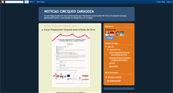 Desktop Screenshot of circqueozaragoza.blogspot.com