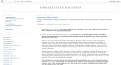 Desktop Screenshot of biomolecularmachines.blogspot.com