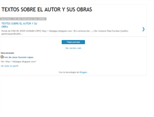 Tablet Screenshot of idejeguz-textos-sobre.blogspot.com