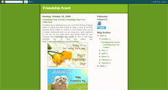 Desktop Screenshot of friendshipecard.blogspot.com