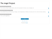 Tablet Screenshot of angel-project.blogspot.com