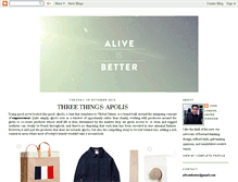 Tablet Screenshot of aliveisbetter.blogspot.com