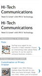 Mobile Screenshot of hi-techcommunications.blogspot.com