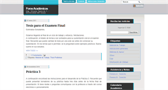 Desktop Screenshot of forosacademicos.blogspot.com