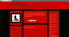 Desktop Screenshot of coyote-calling.blogspot.com