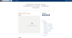 Desktop Screenshot of bildigim.blogspot.com