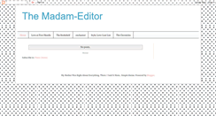 Desktop Screenshot of madam-editor.blogspot.com