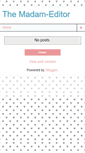 Mobile Screenshot of madam-editor.blogspot.com