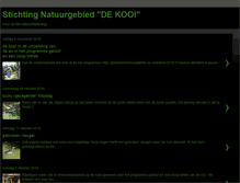 Tablet Screenshot of natuurgebieddekooi.blogspot.com