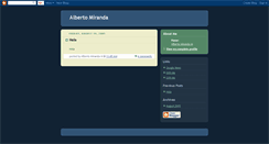 Desktop Screenshot of albertomiranda.blogspot.com